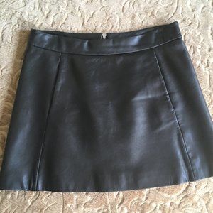 Ganni Lamb-leather Mini Skirt--with Pockets!  [sz DK 40]